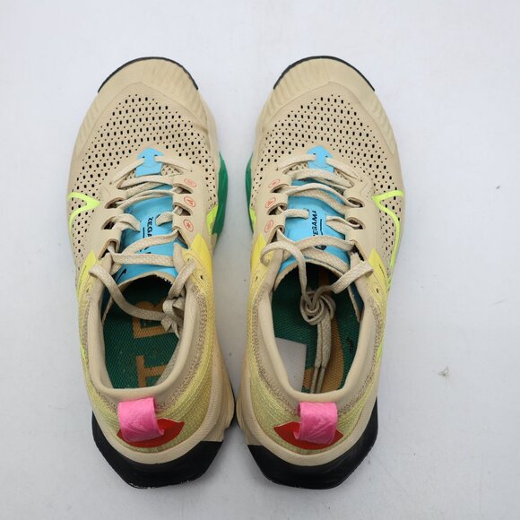 Nike Trainers Men's Size 8.5 ZoomX Zegama Team Gold Volt Train Running Shoes - Picture 7 of 9